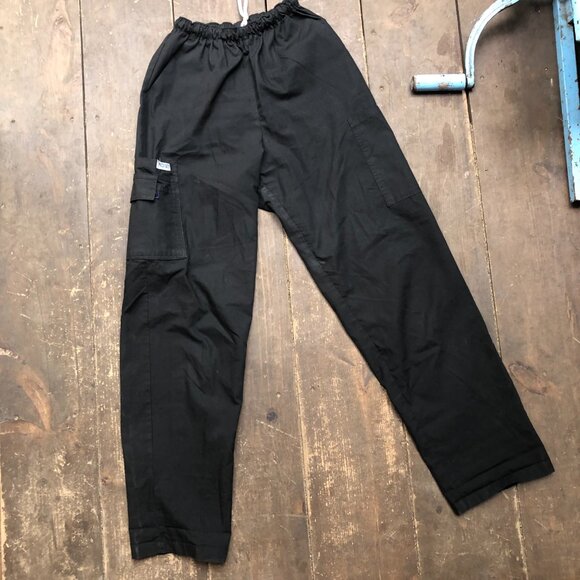 Y2K Mobb Scrub Pants || Unisex Black Scrub Pants - Picture 2 of 8